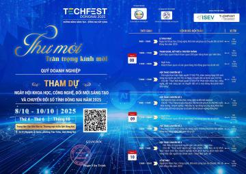 Ngày hội Khoa học, Công nghệ và Chuyển đổi số Đồng Nai 2025: Kết nối tri thức, thúc đẩy đổi mới sáng tạo